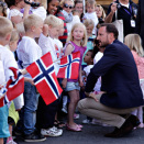 13. juni: Kronprins Haakon er til stede ved åpningen av Kortfilmfestivalen i Grimstad (Foto: Tor Erik Schrøder / NTB scanpix)